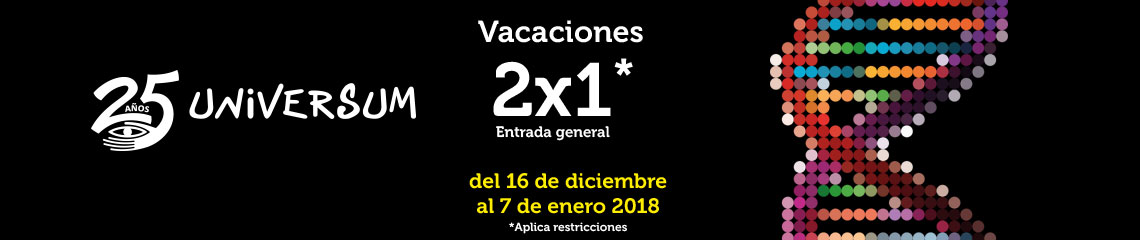 ¡Estas vacaciones de invierno ven y disfruta del 2x1!