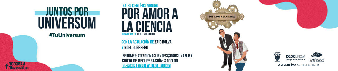 Por Amor a la Ciencia, obra de teatro virtual.